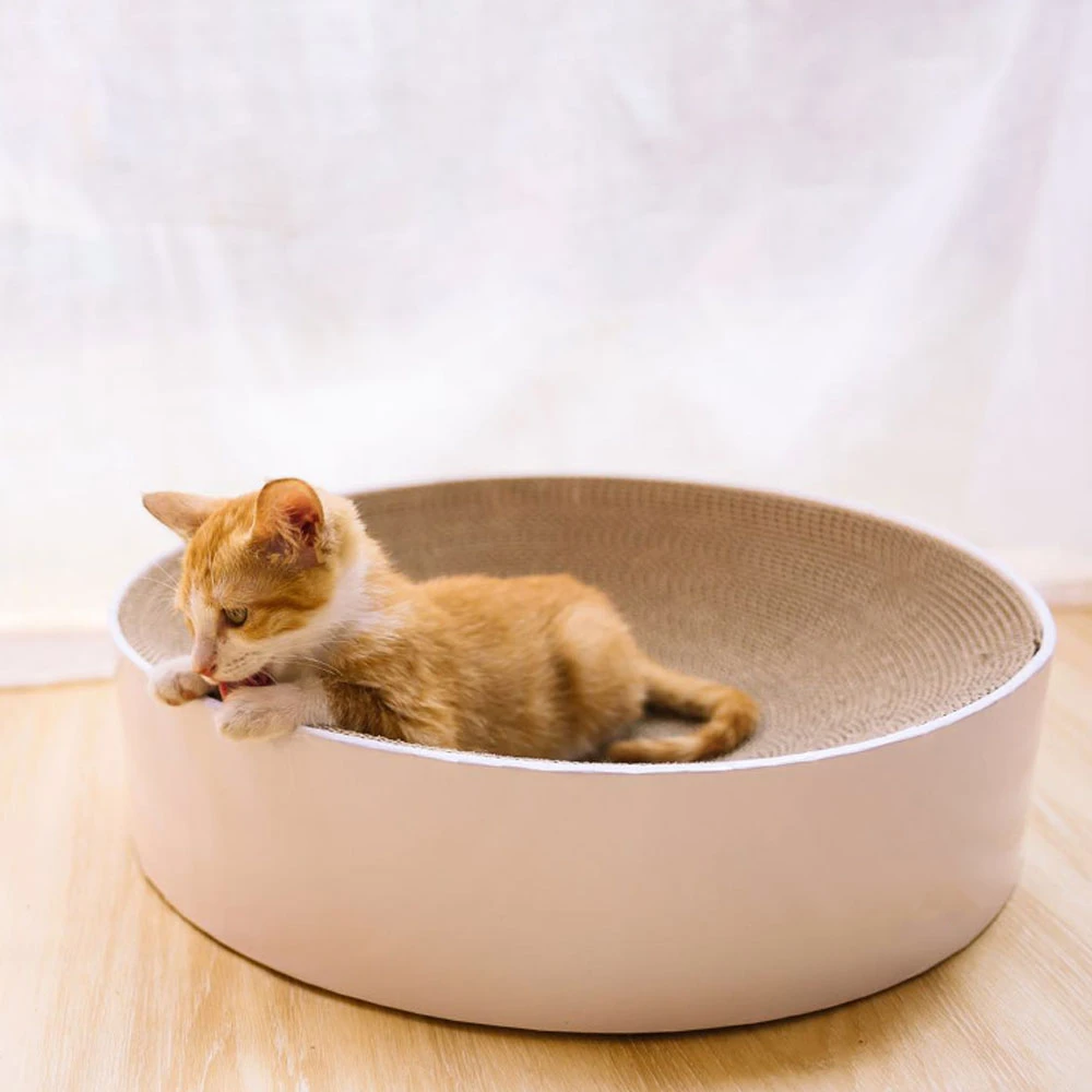 Когтеточка для когтеточки кошачий скребк ногтей коврик кошек гофрированная