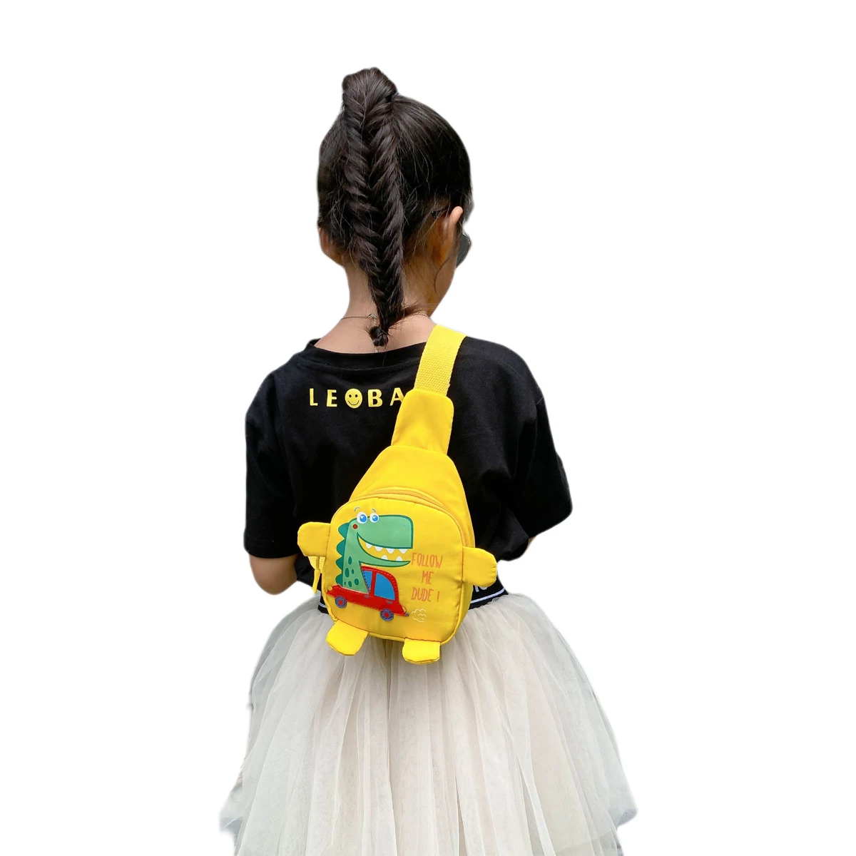 

Little Kids Backpack Little Girls Mini Sling Backpack Funny Cartoon Dinosaur Print Travel Satchel Shoulder Messenger Bags