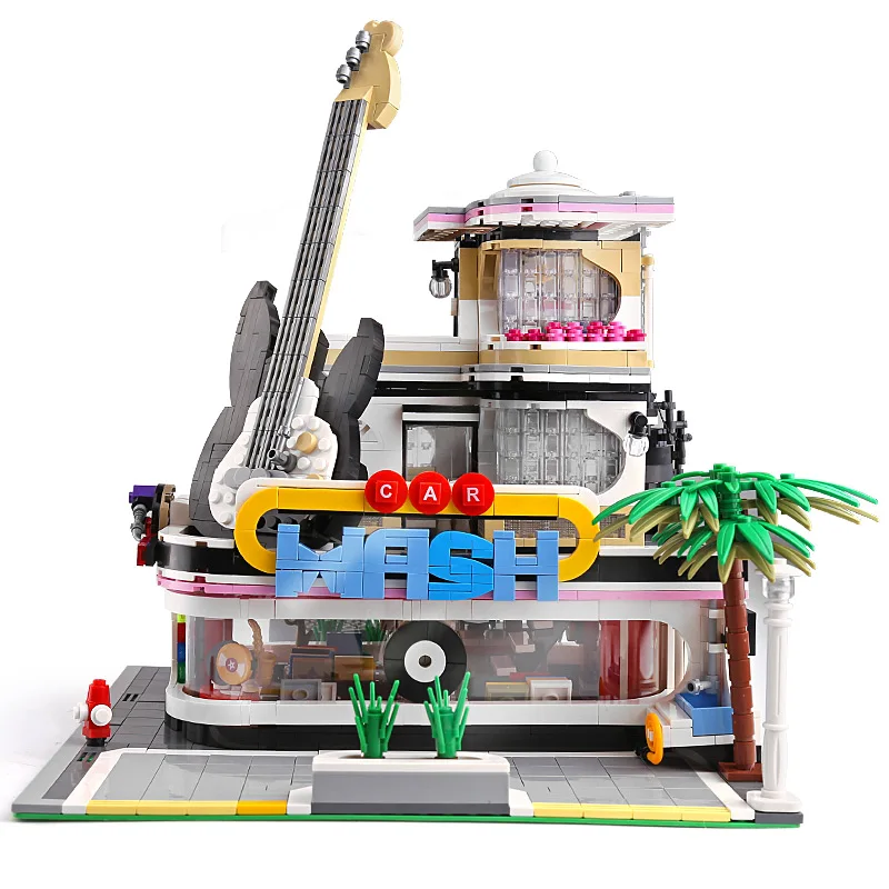 Форма King 16002 MOC уличная игрушка модель ботанический сад со светодиодной