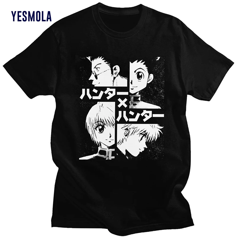 YESMOLA мужские женские футболки Топы Kawaii Hunter X футболка с изображением охотника Killua