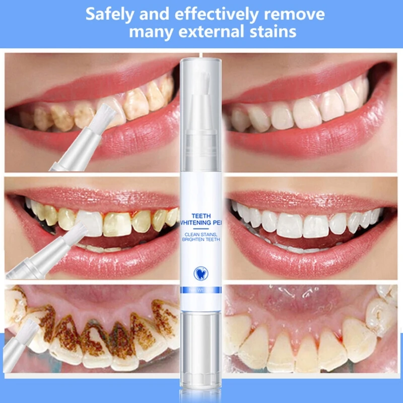

Q1QD 5ml Teeth Whitening Pen Cleaning Serum Plaque Stains Removal Dental Tools Professional Oral Hygiene Brighten Tooth Whitener