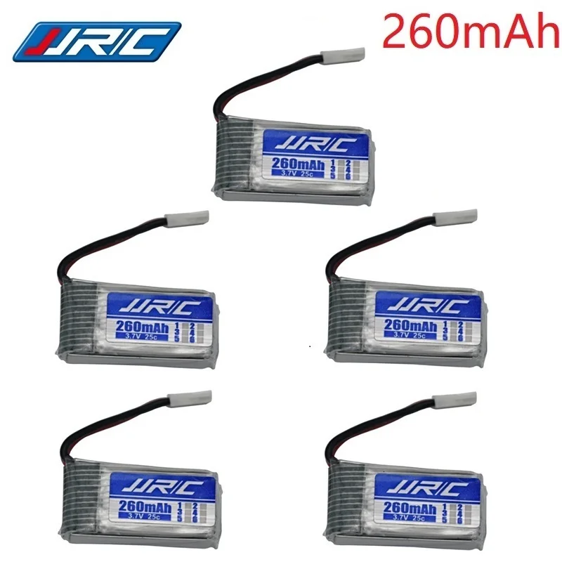 JJRC H8 оригинальный аккумулятор 3 7 в 260 мАч Lipo для радиоуправляемых дронов Mini RC