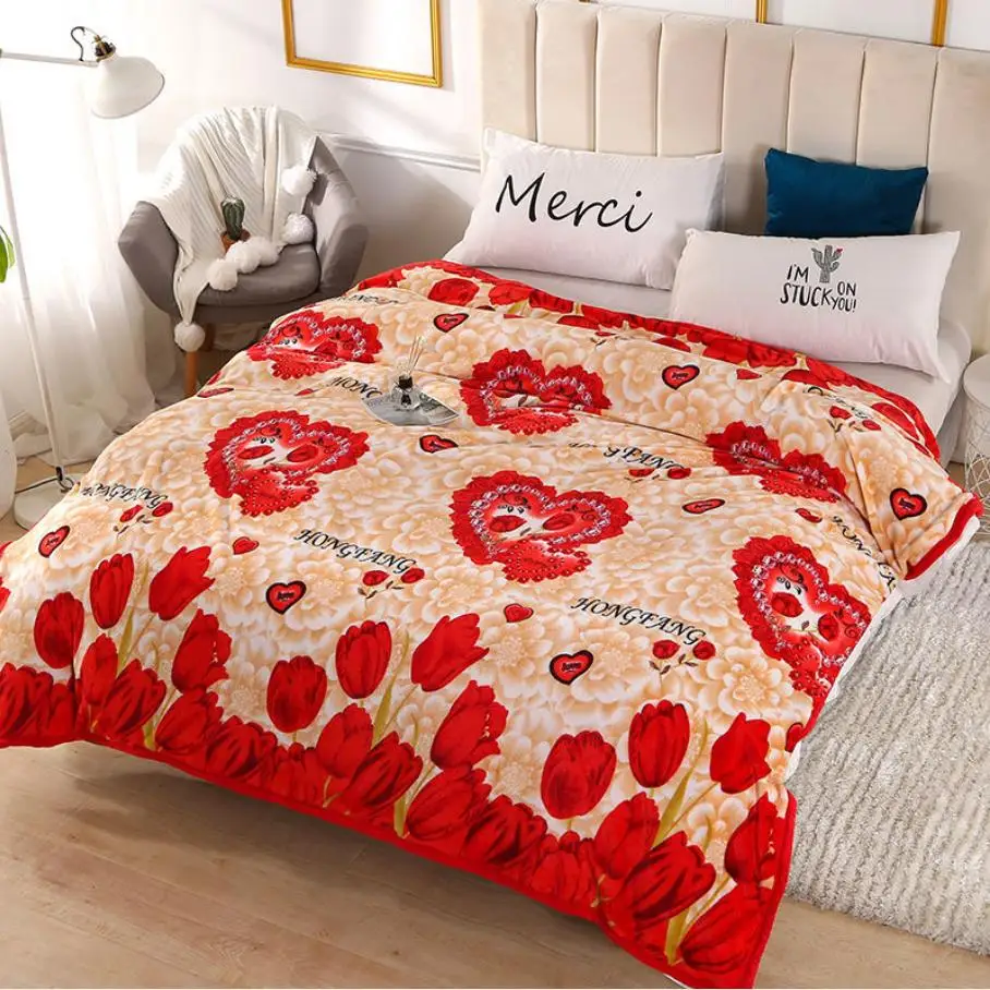 Супермягкое Флисовое одеяло кораллового цвета 220 г/м2 светильник розовое синее из