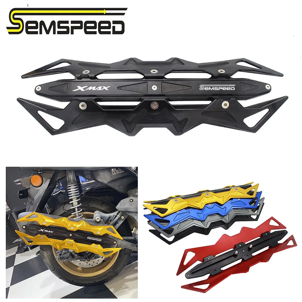 

SEMSPEED CNC Motorcycle Heat Shield Exhaust Pipe Muffler Cover Protector For Yamaha XMAX300 XMAX400 XMAX250 XMAX125 2015-2020