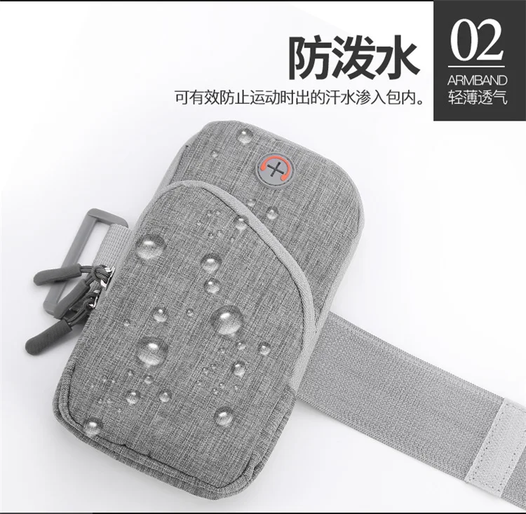 

6.5 Inch Hand Holder Case Mobile Phone Arm Band Gym Outdoor Sport Running Pouch Armband Bag For Iphone Xiaomi