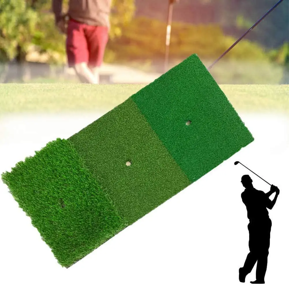 

Golf Training Aids Practice Mat Artificial Lawn Grass Backyard Outdoor Mat Hitting 30*60cm Durable Training Golf Pad Rubber K0H3