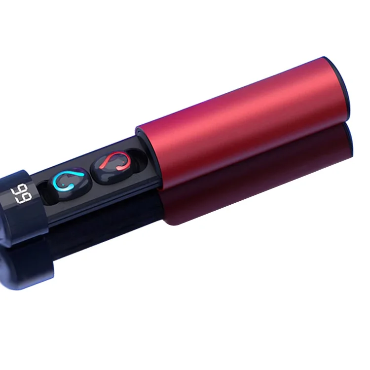 Red HQB-Q67 TWS, модные беспроводные наушники, Bluetooth 5,0, 3D стерео мини гарнитура, водонепроницаемые, устойчивое к поту, Hifi наушники-вкладыши для iPhone - Цвет: Red