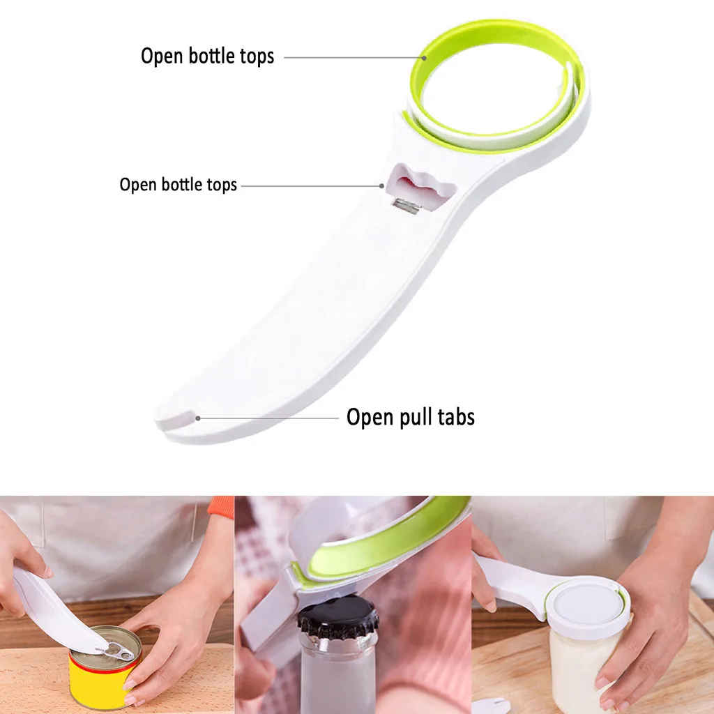 3 в 1 многофункциональная открывалка для бутылок с закручивающейся