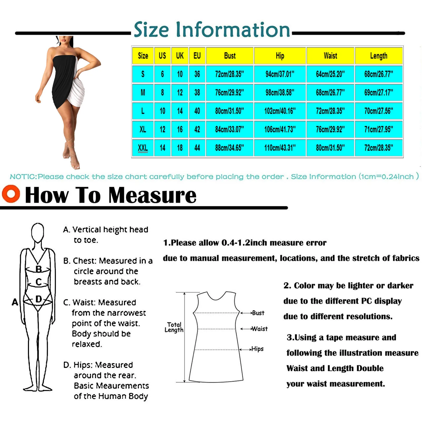 

Vintage Sexy Dress Women's Summer One-word Wrapped Chest Sexy Wave Fold Stitching Dress goblincore bodycon dress robe femme ete