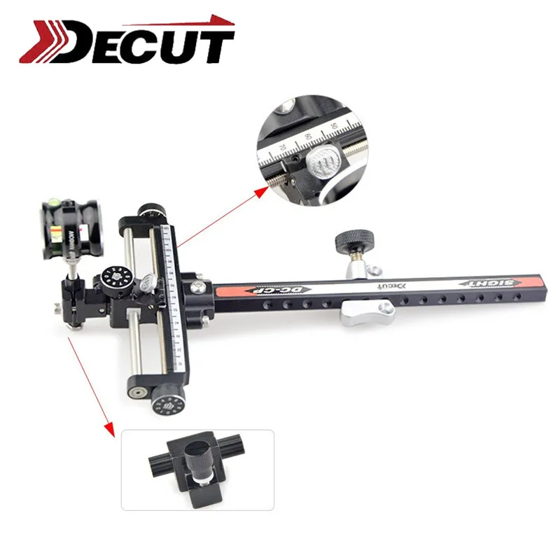 Комбинированный лук с прицелом булавка для стрельбы из лука увеличением 4X / 6X/8X