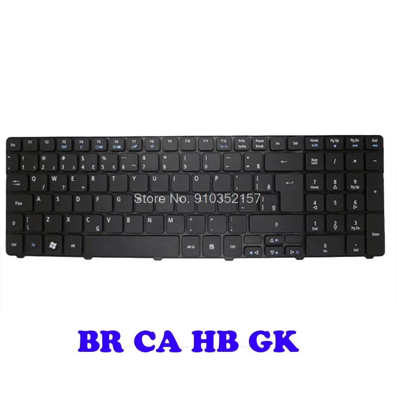 Клавиатура для ноутбука ACER Aspire 5810 5810T G5810TZ 5810TG 5810TZG BR CA GK HB KB.I170A.149 KB.I170A.174