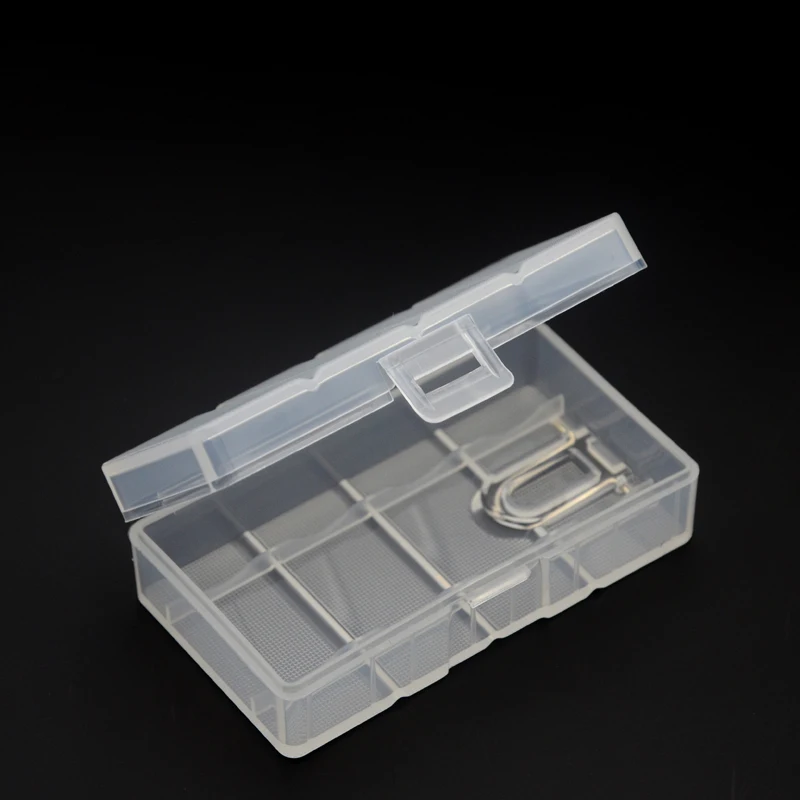 

300pcs/lot MasterFire 4 x CR123A CR2 16340 14250 Battery Holder Storage Box Shell with hook 4 slots 16340 Batteries Case Cover