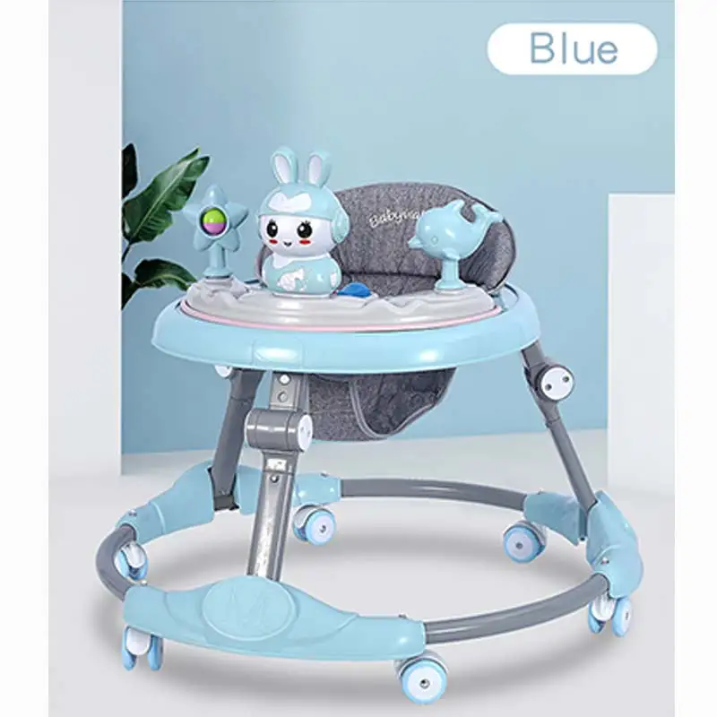 

6-18 monate Baby walker multifunktionale anti-rollover anti-O bein kann sitzen klapp mnnlichen und weiblichen baby walker