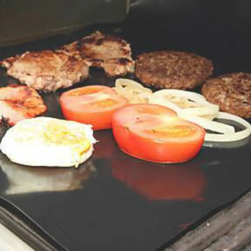 33*40 см Горячая продажа барбекю Гриль коврик лист горячая пластина Портативный