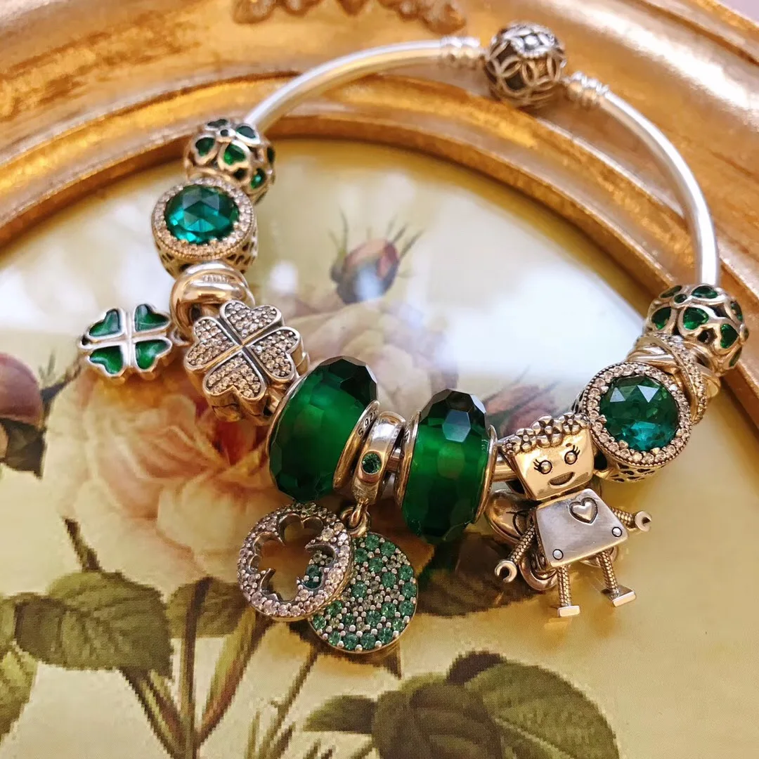 Lidu 100% 925 стерлингового серебра высокого качества изысканный 2019New Pandoras браслет