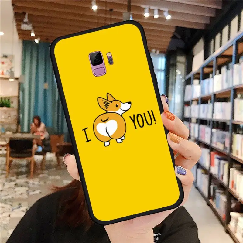 

Funny Cute Dog Corgi Sushi Phone Case For Samsung galaxy S 7 8 9 10 20 edge A 6 10 20 30 50 51 70 note 10 plus