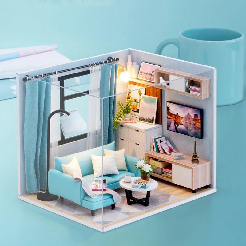 Набор игрушек для детей кукольный домик сделай сам деревянные кукольные домики