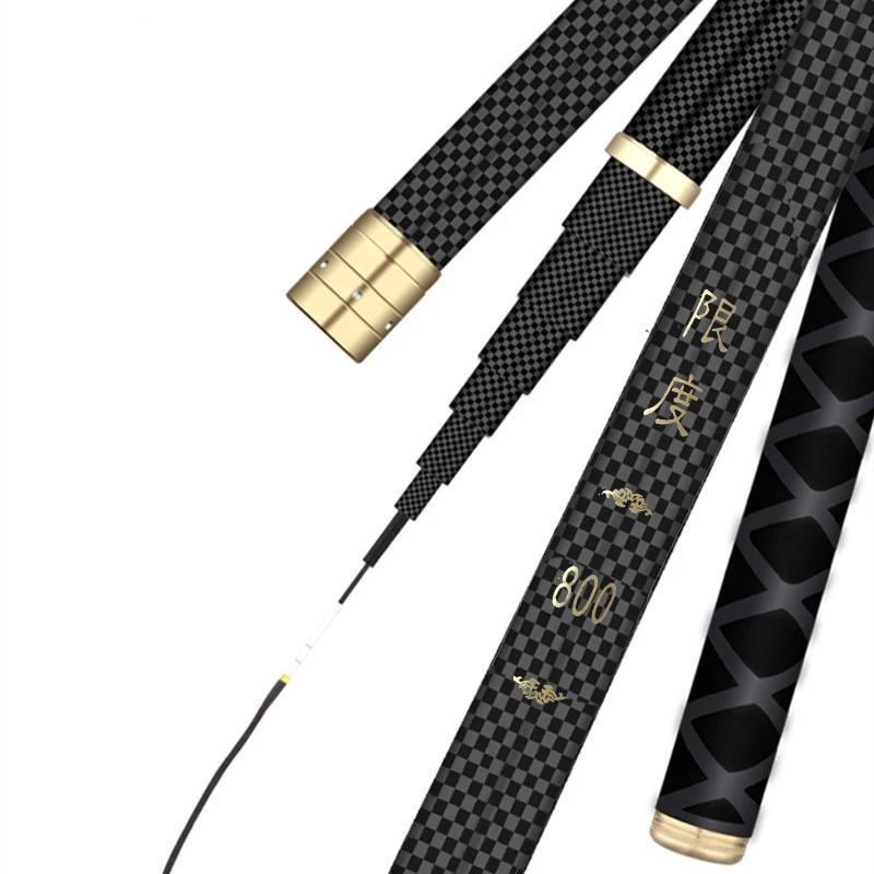 Супер светильник жесткого углеродного волокна ручная Удочка телескопическая