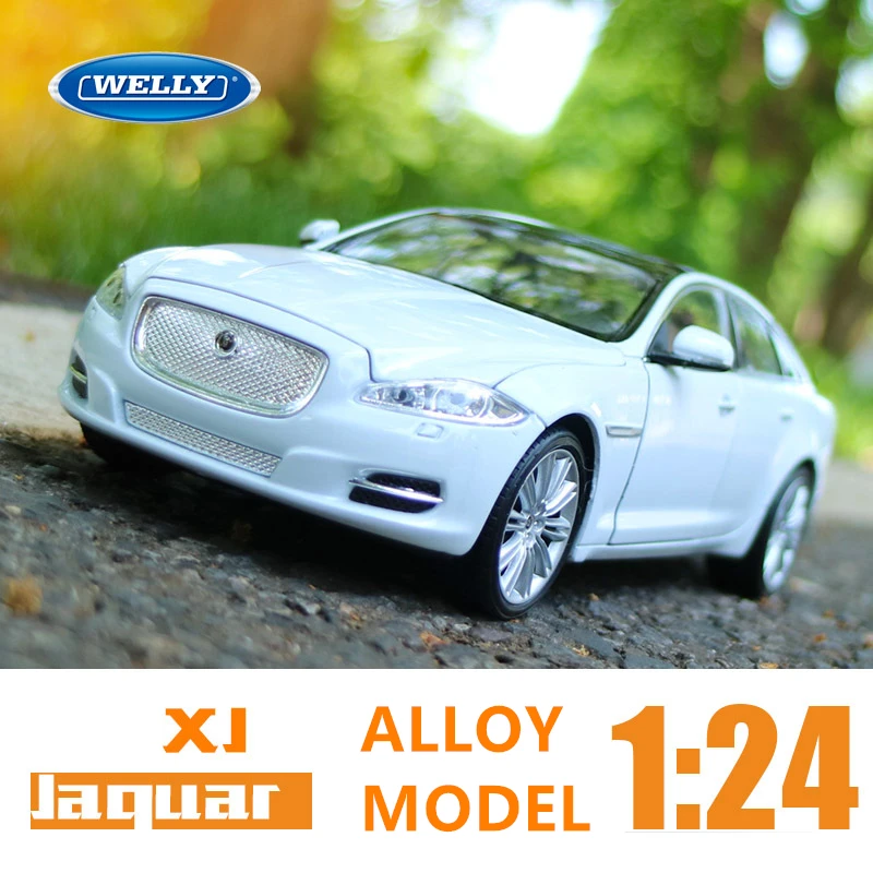 Welly 1:24 2010 Jaguar XJ брелок для автомобильных ключей имитационная модель автомобиля