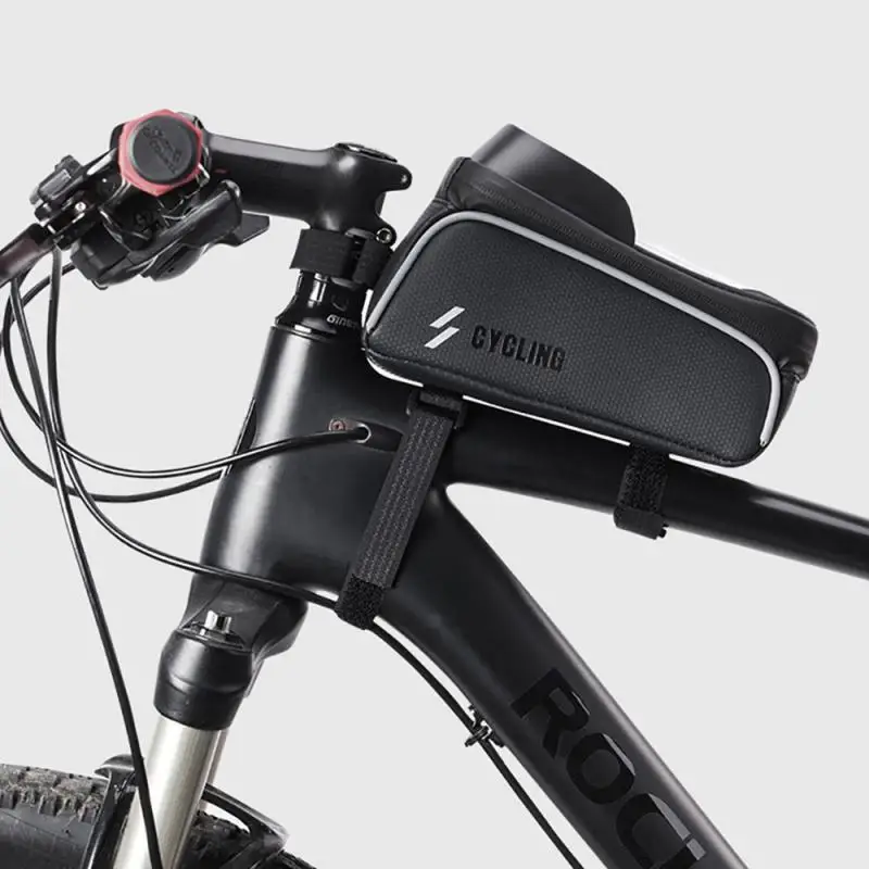 Передняя сумка для мобильного телефона велосипеда сенсорный Экран