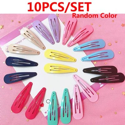 10pcs Style 18 Цветные детские заколки для волос с цветами; заколки для волос; милые детские заколки для волос; повязки для девочек; аксессуары для волос; головные уборы; повязки на голову - Цвет: 10pcs Style 18