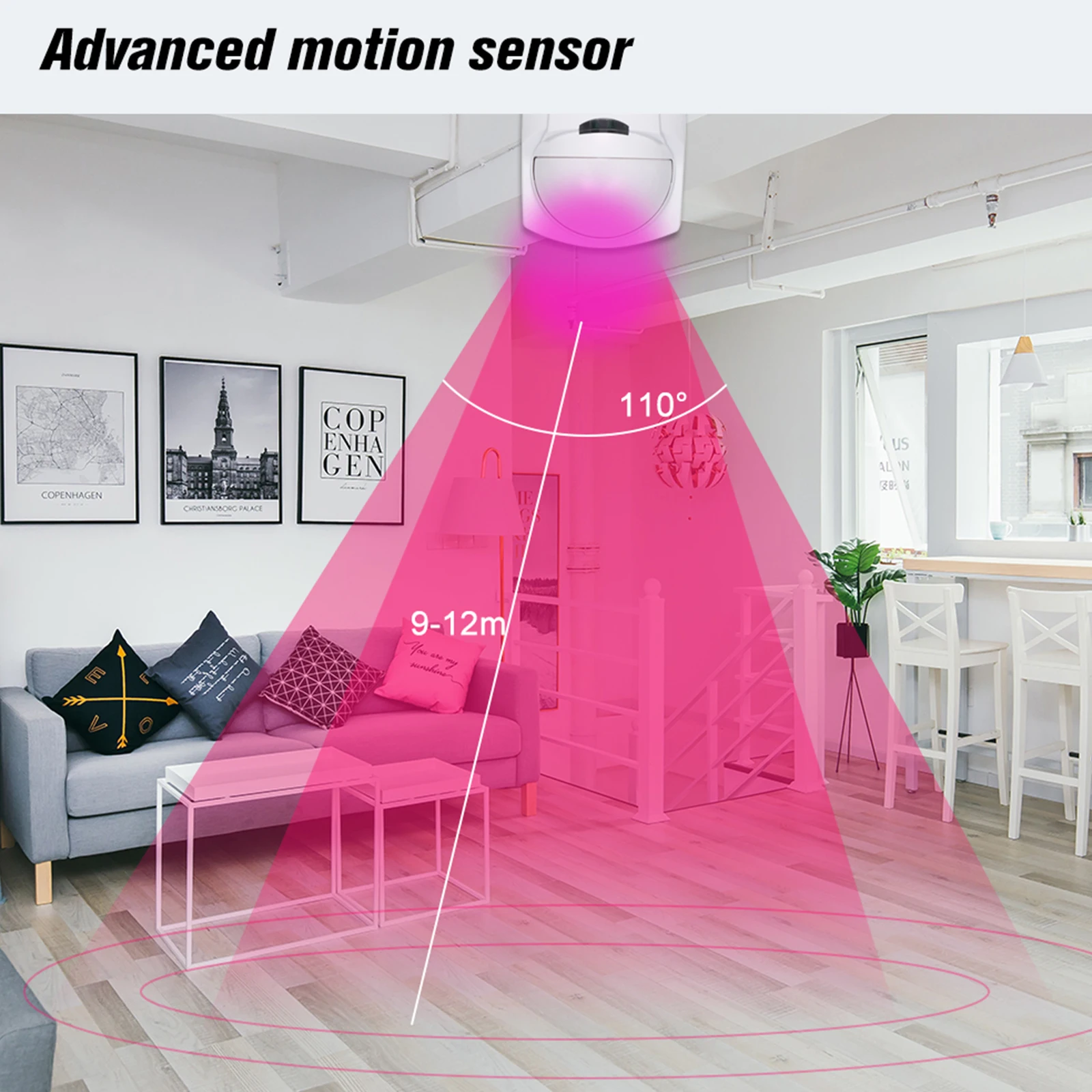 Smart WiFi Infrared Detectors Motion Sensor Alarm for Sonoff RF Bridge 433 Wireless Wall Mounted PIR Human Body | Безопасность и