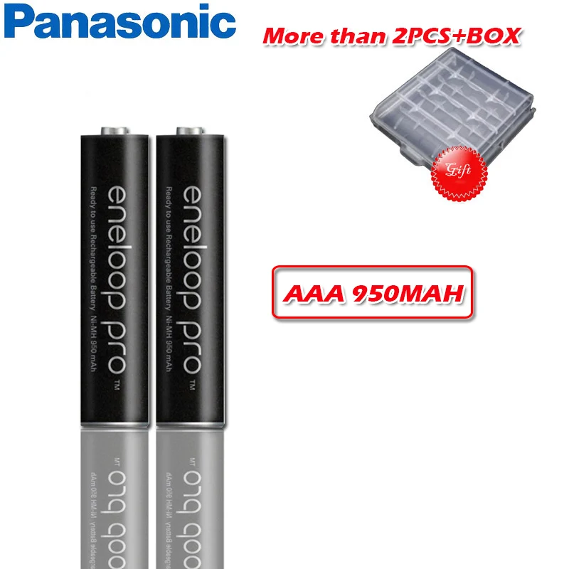 Panasonic Pro 950mAh AAA батарея для игрушка-фонарик для камеры с предзарядкой высокой емкости аккумуляторные батареи