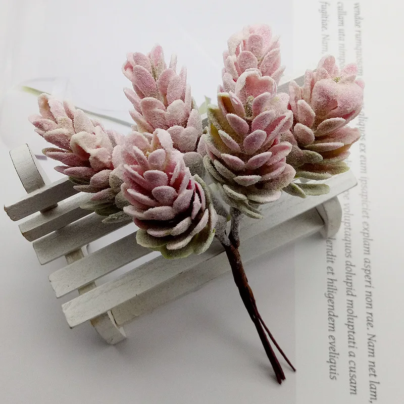 Искусственные цветы ананас трава для рукоделия скрапбукинг венок декоративные