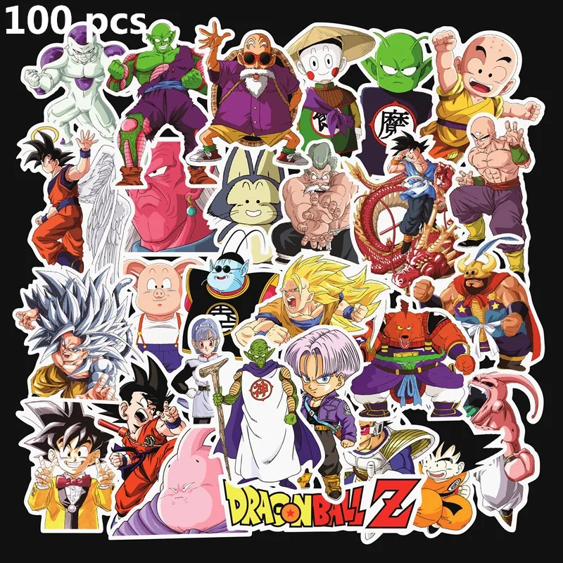 Наклейка s Pack Dragon Ball Z Аниме граффити наклейка скрапбук чемодан скейтборд ноутбук крутая Водонепроницаемая наклейка игрушка для детей - Цвет: WTZ104