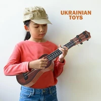 classical simulation wood grain ukelele guitar toys kids music instrument education montessori toys for children music toys