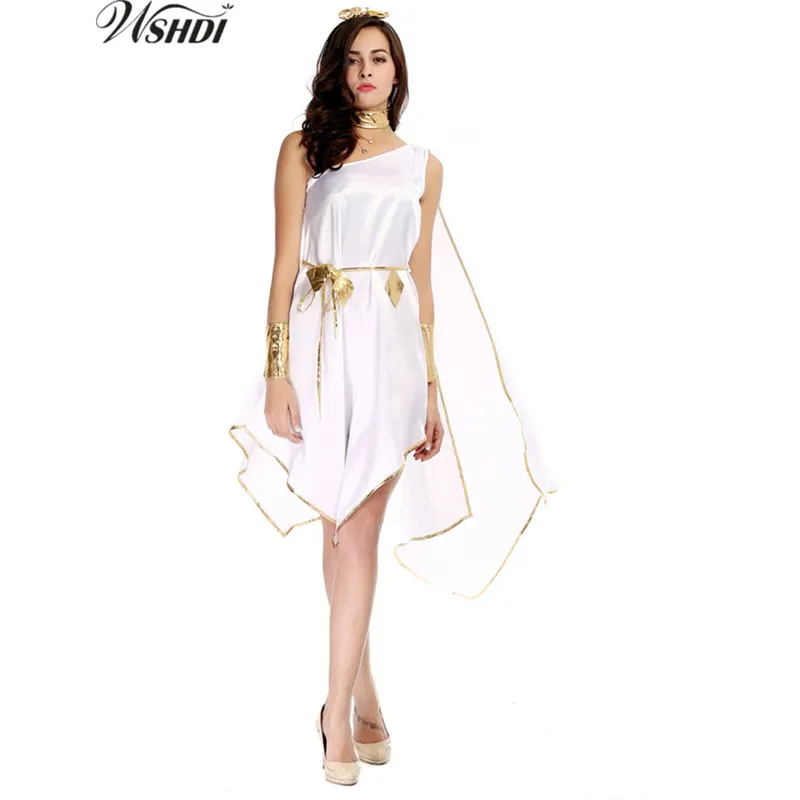 Соблазнительные белые костюмы греческой богини для взрослых женщин