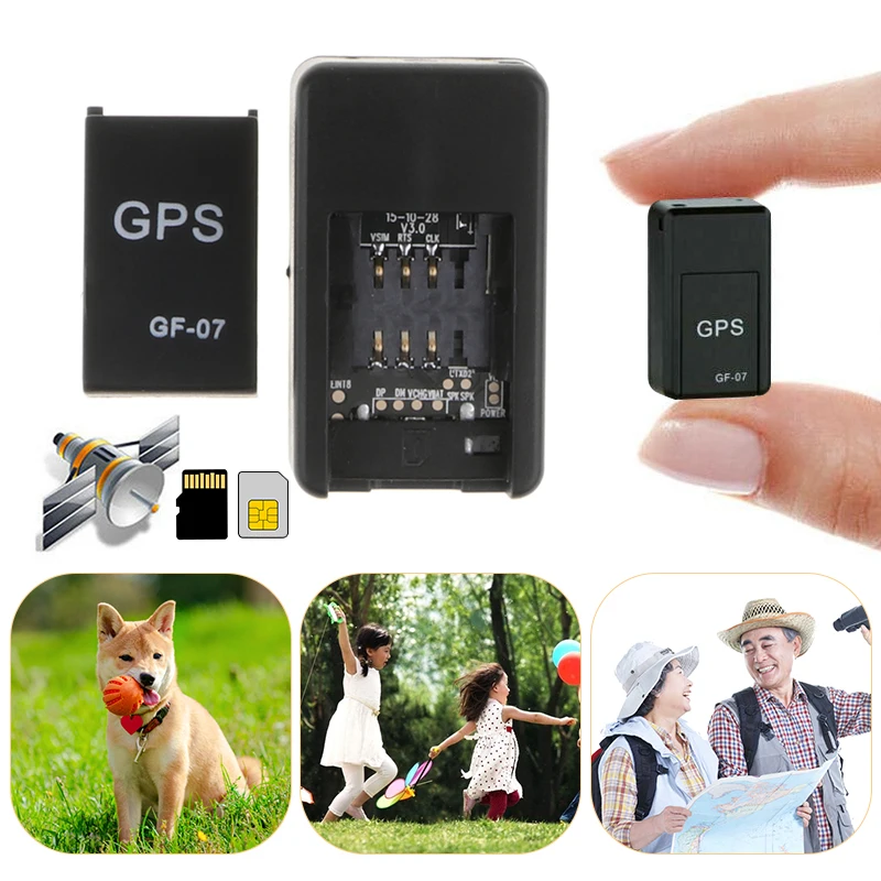 Мини GF 07 GPS скрывает магнитные SOS противоугонные устройства слежения для