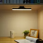 Настольная лампа с защитой глаз, магнитный светодиодный светильник для стола, с плавным затемнением, ночсветильник для шкафа, чулана, гардероба