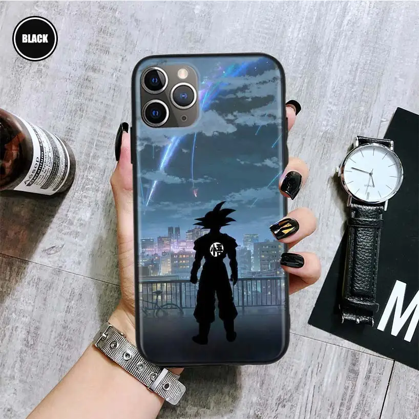 Чехол для телефона Goku с аниме шариками и драконами iPhone 13 Pro Max 11 12 XS XR X 7 8 6 6S Plus Mini SE