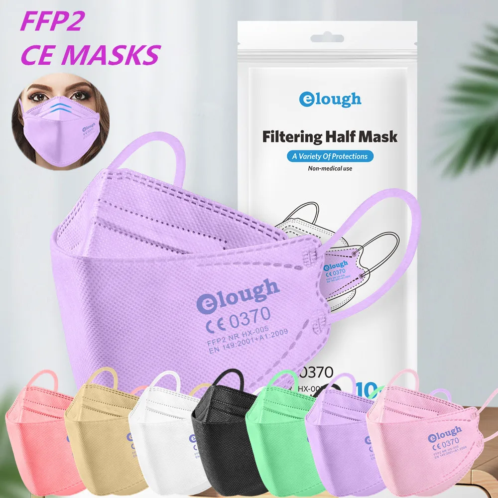 

Маска FFP2 для взрослых, защитная маска для лица, сертификаты CE KN95