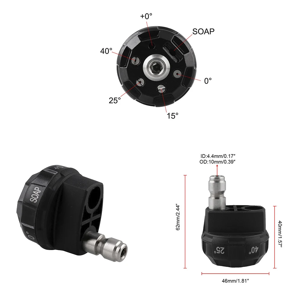

Быстросменная деталь по сравнению с 6 моделей для мытья автомобиля-1 шт. наконечник/4in быстрое соединение палочка Многофункциональный высок...