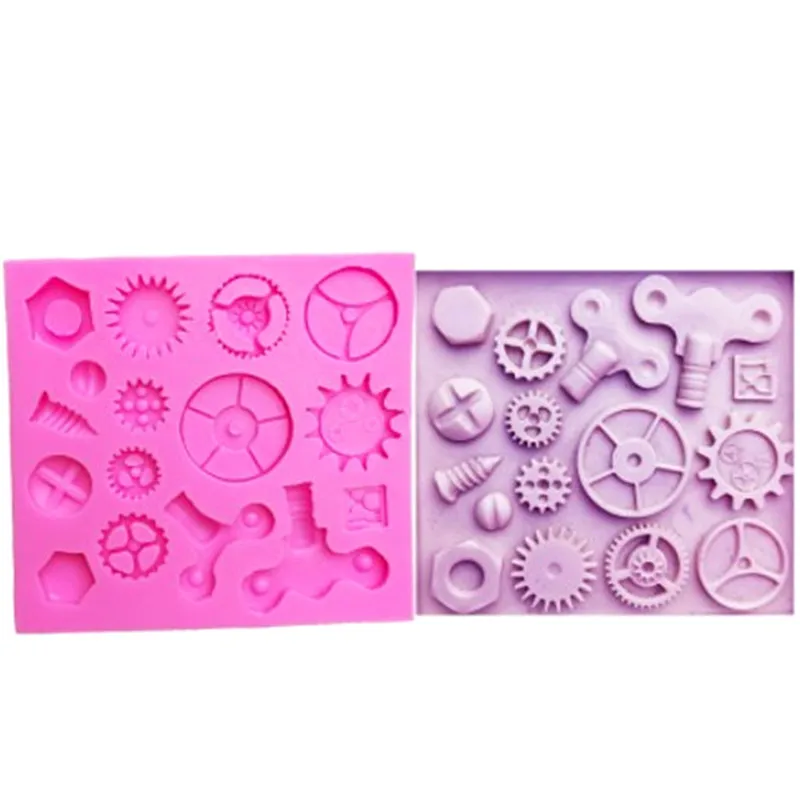 Механический винтовой Шестерни торт кайма для мастики формы пирожных Кухня