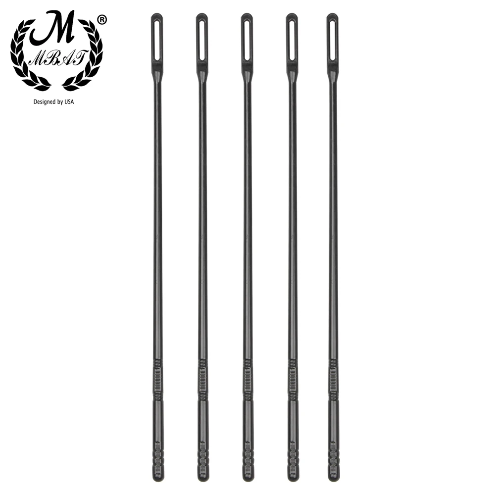 

M MBAT 5 Pieces Flute Sticks Flute Cleaning Rod Stick 34.5cm Lightweight Woodwind Instruments Accessories