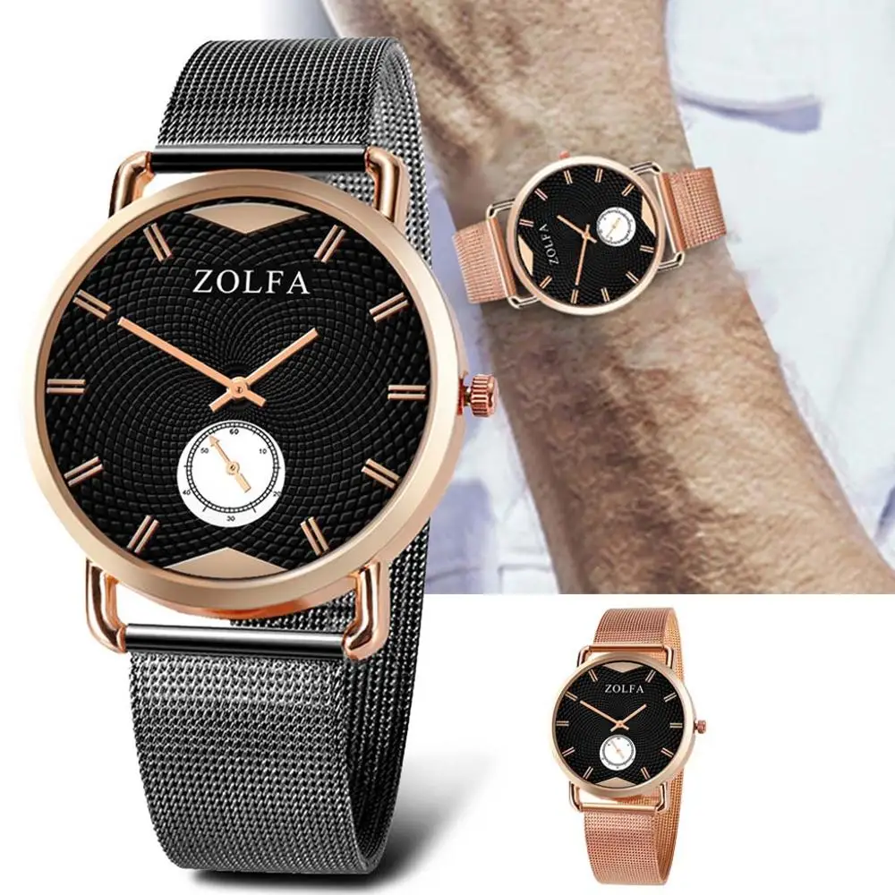 Изящные минималистичные римские Мужские кварцевые часы из нержавеющей стали с