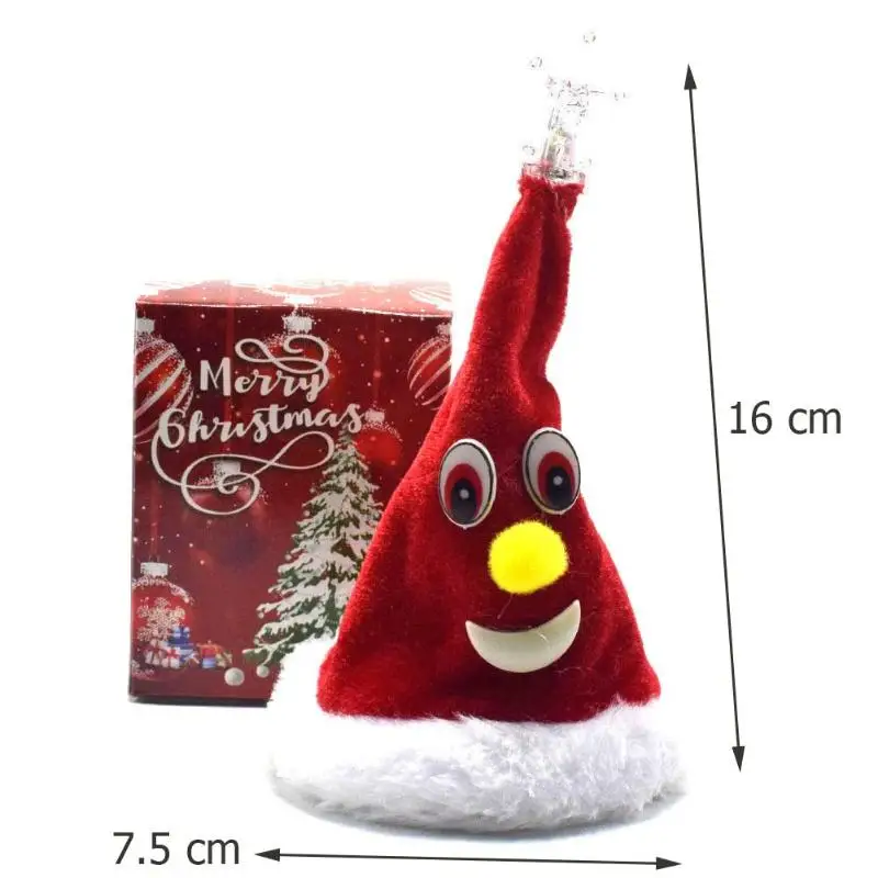 

Electric Christmas Tree Ornament Decorative Doll Toy Xmas Party DIY Crafts Christmas Doll Toys for Kids Creative Children Gift