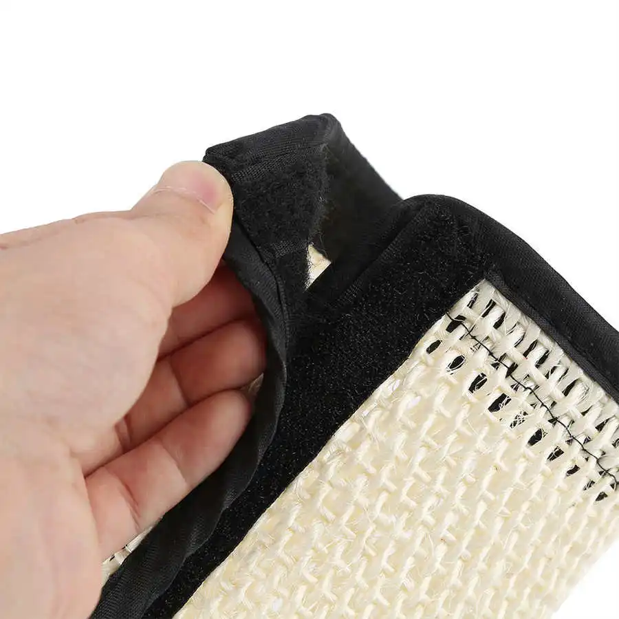 Натуральная сизальная Когтеточка для кошек домашних животных настенный угловой