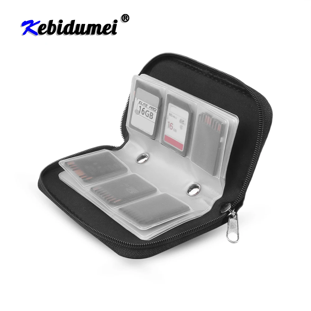Чехлы для карт памяти kebidumei SDHC MMC CF сумка хранения переноски защитная коробка Micro