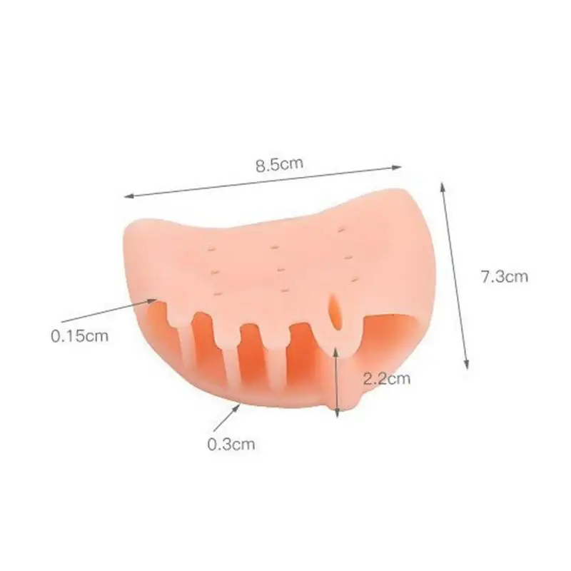 

Toe Separator Bunion Corrector Hallux Valgus Foot Care Overlapping Orthotics Pedicure Tool Protector Silicone 2pcs Bones Di U4O9