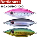 Рыболовная приманка BATTLEBASS 2021, металлическая, японская блесна г, 60 г, 80 г, 10 г, щука, морской окунь, махи, скумбрия, 1 шт.