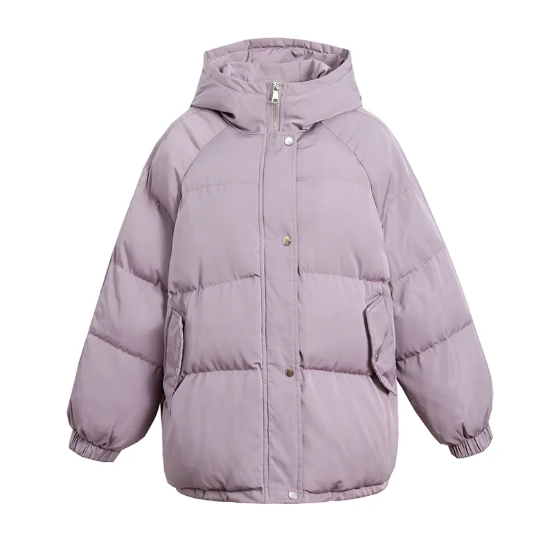 8 Colors Women Winter Puffer Jacket Korean Hooded Quilted Bubble Coat Warm Parkas Woman's Casual Overcoat Female New 2022