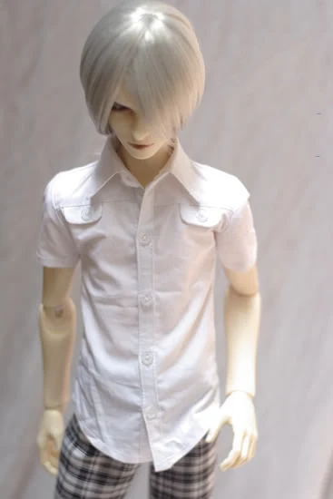 1/4 1/3 scale BJD clothes Short sleeve White shirt for BJD/SD MSD SD13 SD17 SSDF ID72 HID strong Uncle doll accessories C0147