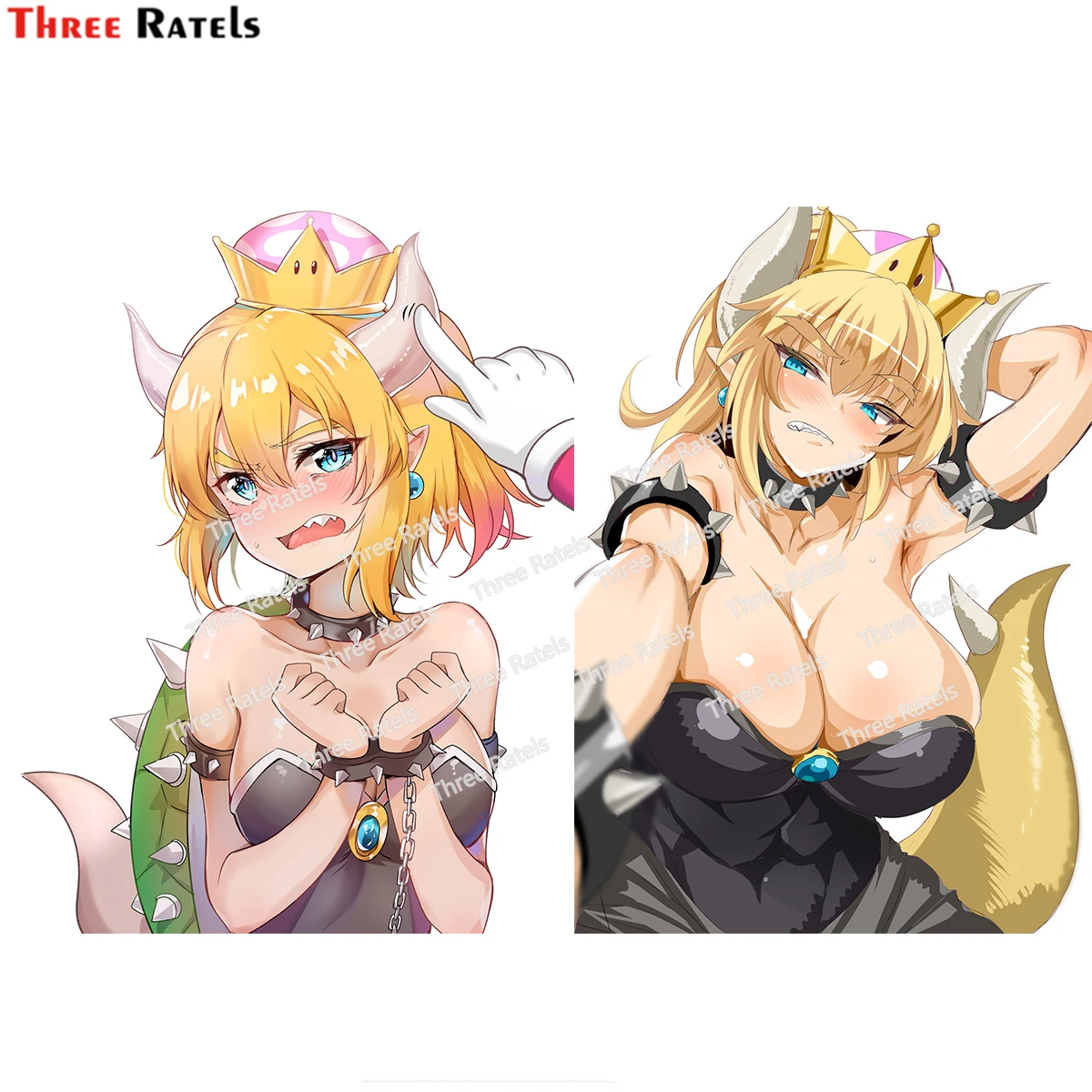

Three Ratels H39 Bowsette Mario Stickers And Decals For Yamaha Motorcycle Vinyl Material Anti Scratch Film