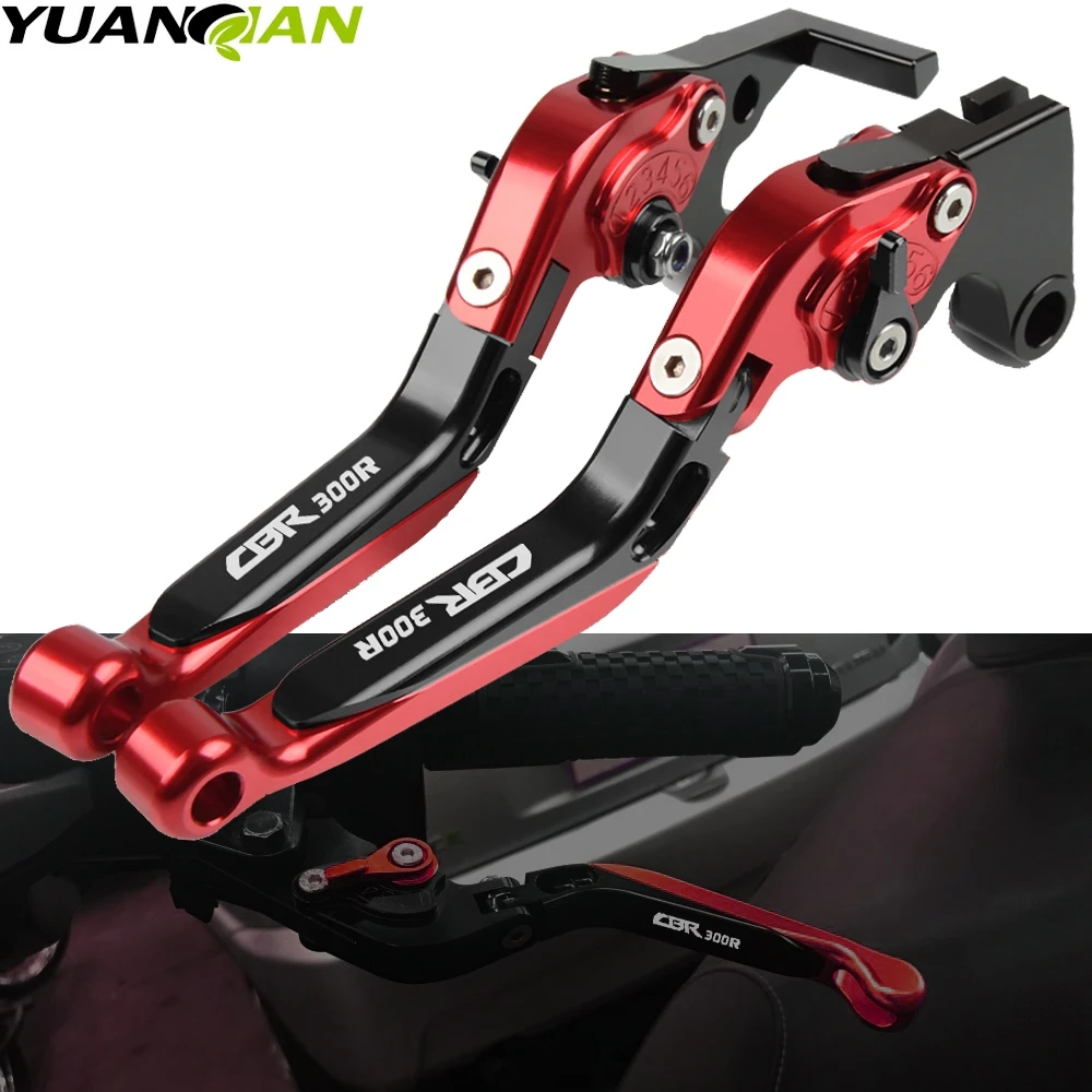 

For Honda CBR300R cb 300r CB 300 R F/FA 2014-2018 2015 2016 17 Motorcycle CNC Aliuminum Adjustable Brake Clutch Lever Handlebar