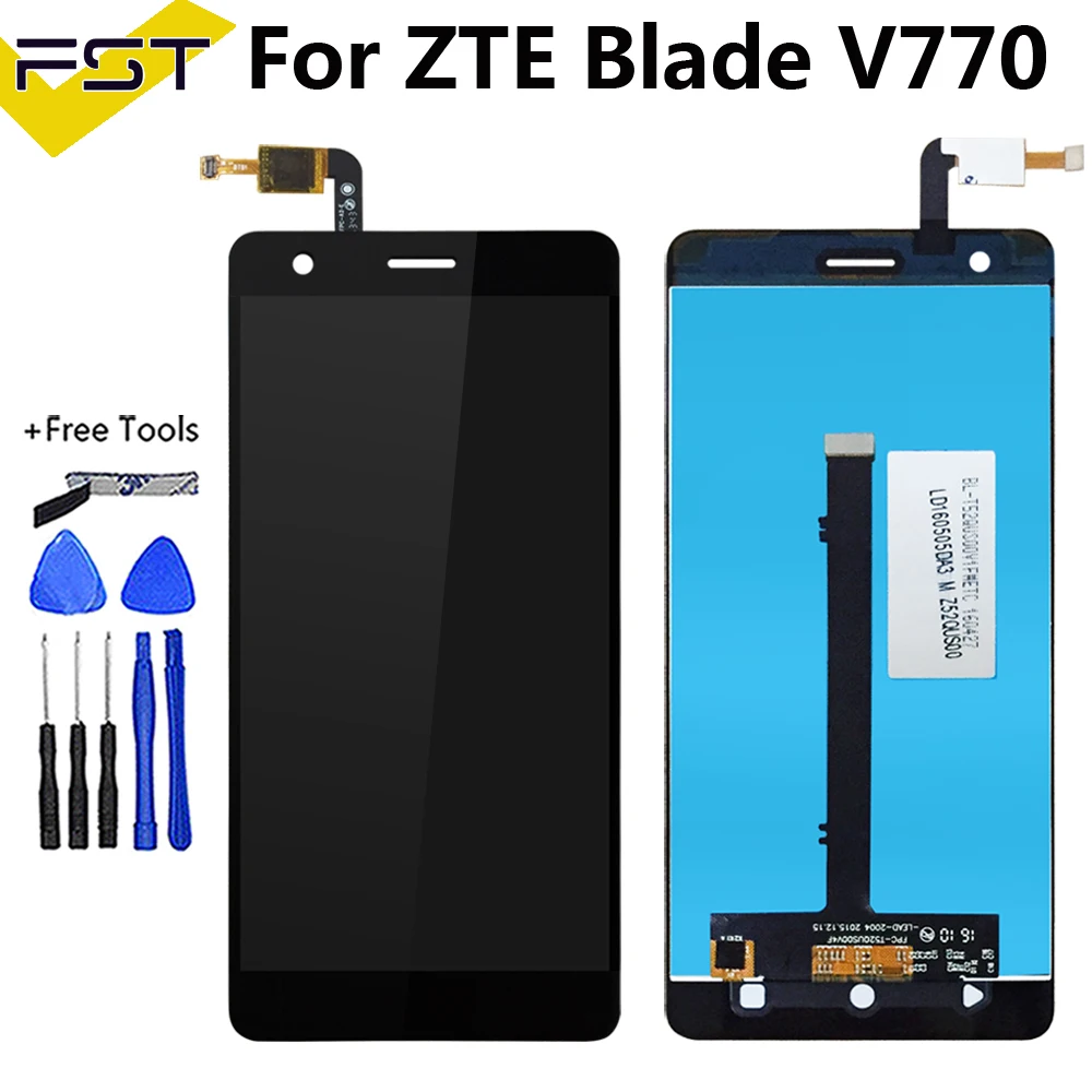 Полный ЖК-дисплей и фотовспышка для ZTE Blade V770 Orange Neva 80 LTE / TT175S Бесплатная доставка |