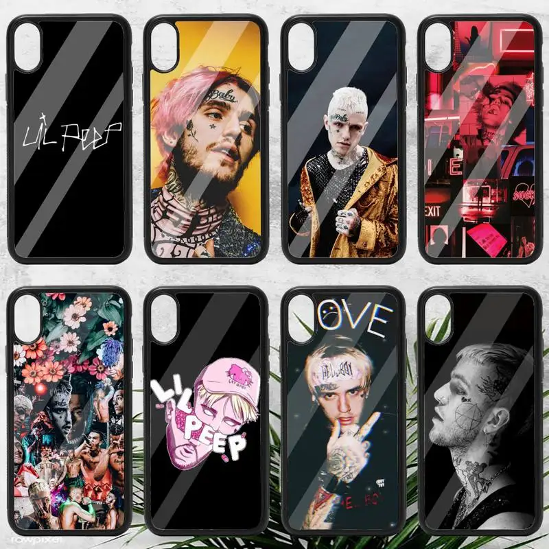 

Lil Peep rapper Phone Case PC for iPhone 11 12 pro XS MAX 8 7 6 6S Plus X 5S SE 2020 XR